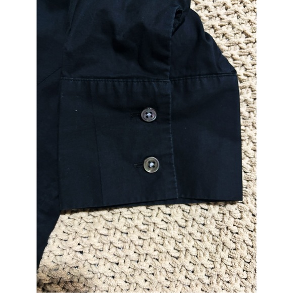 DKNY essentials black button down top - Picture 4 of 5